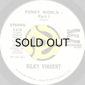 画像1: SILKY VINCENT / FUNKY WORLD (45's) (WHITE PROMO) (1)