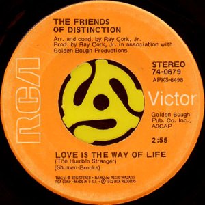 画像1: THE FRIENDS OF DISTINCTION / LOVE IS THE WAY OF LIFE (45's) (1)