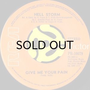 画像1: HELL STORM / GIVE ME YOUR PAIN b/w INCOHERENT (45's) (1)