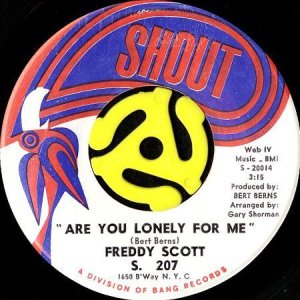 画像1: FREDDY (FREDDIE) SCOTT / ARE YOU LONELY FOR ME (45's) (1)