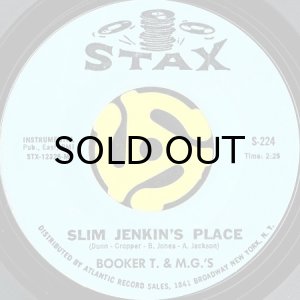 画像2: BOOKER T. & THE M.G.'S / GROOVIN' b/w SLIM JENKIN'S PLACE (45's) (2)