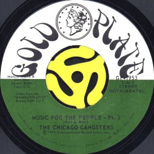 画像2: CHICAGO GANGSTERS / MUSIC FOR THE PEOPLE (45's) (2)