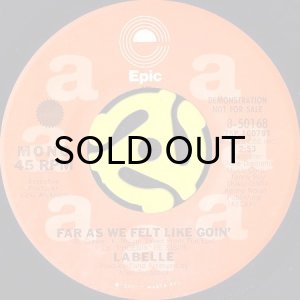 画像1: LABELLE / FAR AS WE FELT LIKE GOIN' (45's) (PROMO) (1)