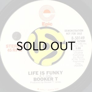 画像2: BOOKER T / LIFE IS FUNKY (45's) (PROMO) (2)
