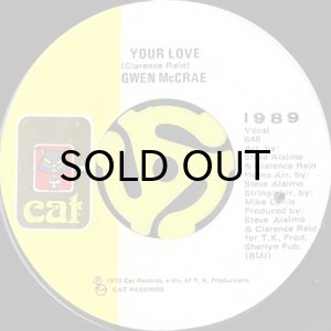 画像2: GWEN McCRAE / FOR YOUR LOVE b/w YOUR LOVE (45's) (2)