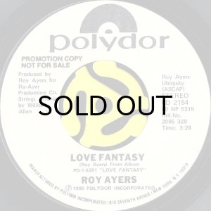 画像1: ROY AYERS feat. SYLVIA STRIPLIN / LOVE FANTASY (45's) (WHITE PROMO) (1)