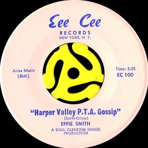 画像1: EFFIE SMITH / HARPER VALLEY P.T.A. GOSSIP (45's) (1)