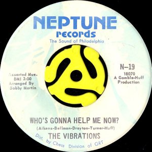 画像1: THE VIBRATIONS / WHO'S GONNA HELP ME NOW? b/w EXPRESSWAY TO YOUR HEART (45's) (1)