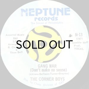 画像1: THE CORNER BOYS / GANG WAR (DON'T MAKE ME NO SENSE) b/w TAKE IT EASY SOUL BROTHER (45's) (1)