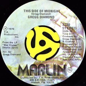 画像2: GREGG DIAMOND / STAR CRUISER b/w THIS SIDE OF MIDNIGHT (45's) (VINYL PRESS) (2)