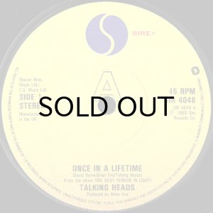 画像3: TALKING HEADS / ONCE IN A LIFETIME (45's) (3)