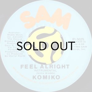 画像2: KOMIKO / FEEL ALRIGHT (45's) (2)