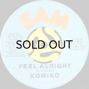 画像1: KOMIKO / FEEL ALRIGHT (45's) (1)