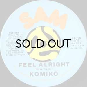 画像1: KOMIKO / FEEL ALRIGHT (45's) (1)