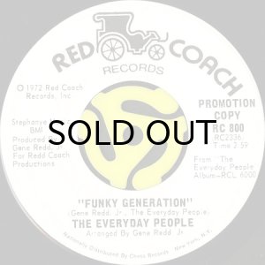 画像2: THE EVERYDAY PEOPLE / FUNKY GRANNY b/w FUNKY GENERATION (45's) (WHITE PROMO) (2)