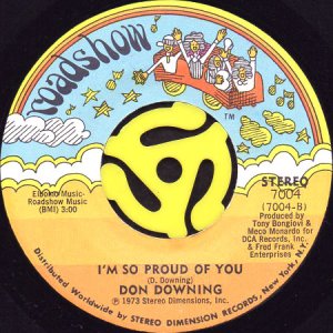 画像2: DON DOWNING / LONELY DAYS, LONELY NIGHTS b/w I'M SO PROUD OF YOU (45's) (2)