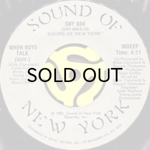 画像2: INDEEP / WHEN BOYS TALK (45's) (2)