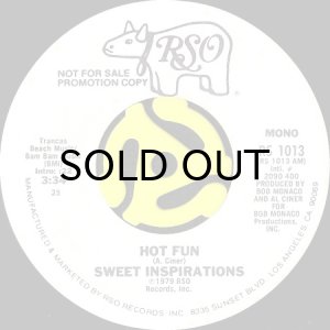 画像1: SWEET INSPIRATIONS / HOT FUN (45's) (WHITE PROMO) (1)