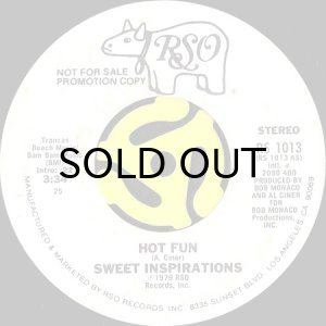 画像2: SWEET INSPIRATIONS / HOT FUN (45's) (WHITE PROMO) (2)