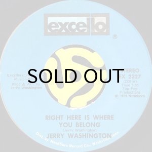 画像2: JERRY WASHINGTON / IN MY LIFE I'VE LOVED (45's) (2)