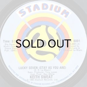 画像1: KEITH SWEAT / LUCKY SEVEN (STAY AS YOU ARE) (45's) (1)