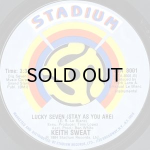画像2: KEITH SWEAT / LUCKY SEVEN (STAY AS YOU ARE) (45's) (2)
