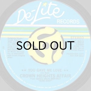 画像2: CROWN HEIGHTS AFFAIR / YOU GAVE ME LOVE (45's) (PROMO) (2)