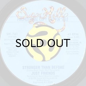 画像1: JUST FRIENDS / STRONGER THAN BEFORE (45's) (PROMO) (1)