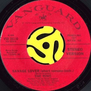 画像2: THE RING / SAVAGE LOVER (45's) (PROMO) (2)