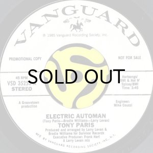 画像2: TONY PARIS / ELECTRIC AUTOMAN (45's) (WHITE PROMO) (2)
