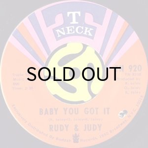 画像2: RUDY & JUDY / I'VE GOT TO GET MYSELF TOGETHER b/w BABY YOU GOT IT (45's) (2)