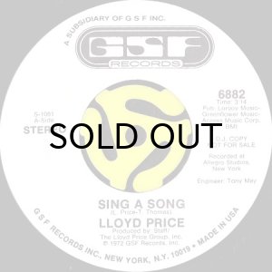 画像2: LLOYD PRICE / SING A SONG (45's) (WHITE PROMO) (2)