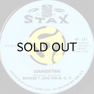 画像2: BOOKER T. & THE M.G.'S / HIP HUG-HER (45's) (2)