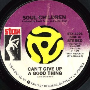 画像1: SOUL CHILDREN / CAN'T GIVE UP A GOOD THING (45's) (1)