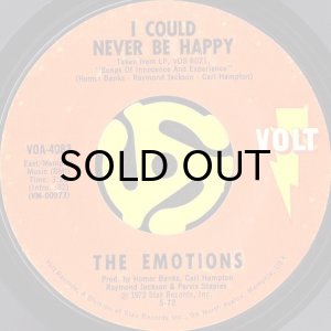 画像2: THE EMOTIONS / I COULD NEVER BE HAPPY (45's) (2)