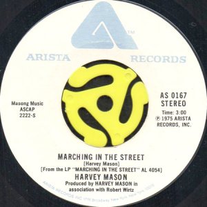 画像1: HARVEY MASON / MARCHING IN THE STREET b/w BUILDING LOVE (45's) (1)