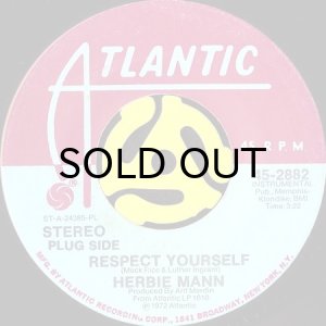 画像2: HERBIE MANN / RESPECT YOURSELF (45's) (PROMO) (2)