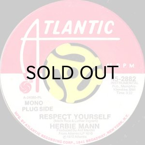 画像1: HERBIE MANN / RESPECT YOURSELF (45's) (PROMO) (1)