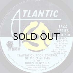 画像2: ROBIN KENYATTA / TOUCH b/w TEMPTATION TOOK CONTROL OF ME (AND I FELL) (45's) (PROMO) (2)