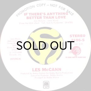 画像2: LES McCANN / IF THERE'S ANYTHING BETTER THAN LOVE (45's) (WHITE PROMO) (2)