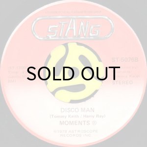 画像2: MOMENTS / RAIN IN MY BACKYARD b/w DISCO MAN (45's) (2)