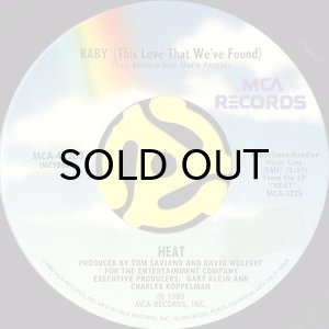 画像1: HEAT / BABY (THIS LOVE THAT WE'VE FOUND) b/w SIDE STEPPIN' (45's) (1)