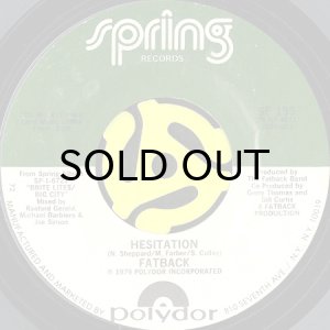 画像2: FATBACK / (DO THE) BOOGIE WOOGIE b/w HESITATION (45's) (2)