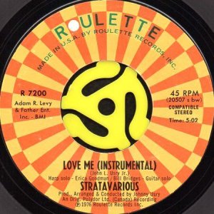 画像2: STRATAVARIOUS & LADY / LET ME BE YOUR LADY TONIGHT (45's) (2)