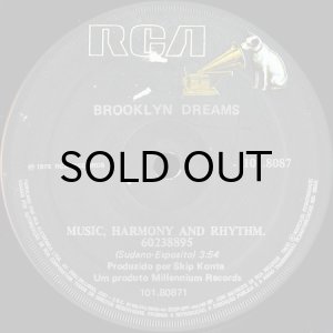 画像1: BROOKLYN DREAMS / MUSIC, HARMONY AND RHYTHM b/w SAD EYES (45's) (1)