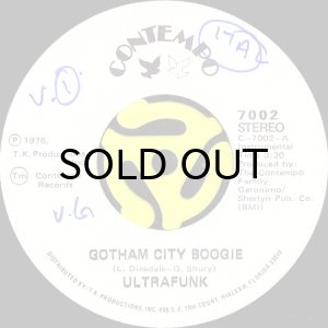画像1: ULTRAFUNK / GOTHAM CITY BOOGIE b/w INDIGO COUNTRY (45's) (1)