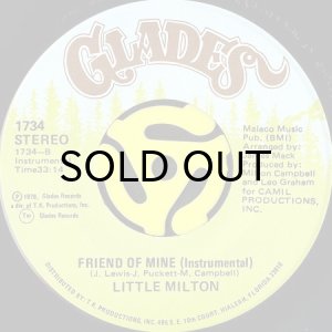 画像2: LITTLE MILTON / FRIEND OF MINE (45's) (2)