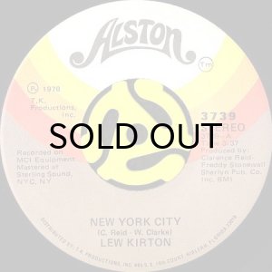 画像1: LEW KIRTON / NEW YORK CITY b/w LET ME UP OFF MY KNEES (45's) (1)