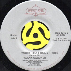 画像2: TAANA GARDNER / WORK THAT BODY (45's) (2)