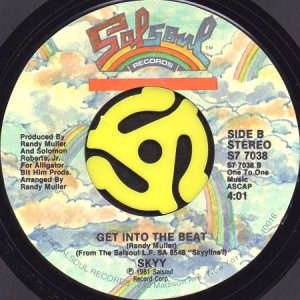 画像2: SKYY / MOVIN' VIOLATION b/w GET INTO THE BEAT (45's) (2)